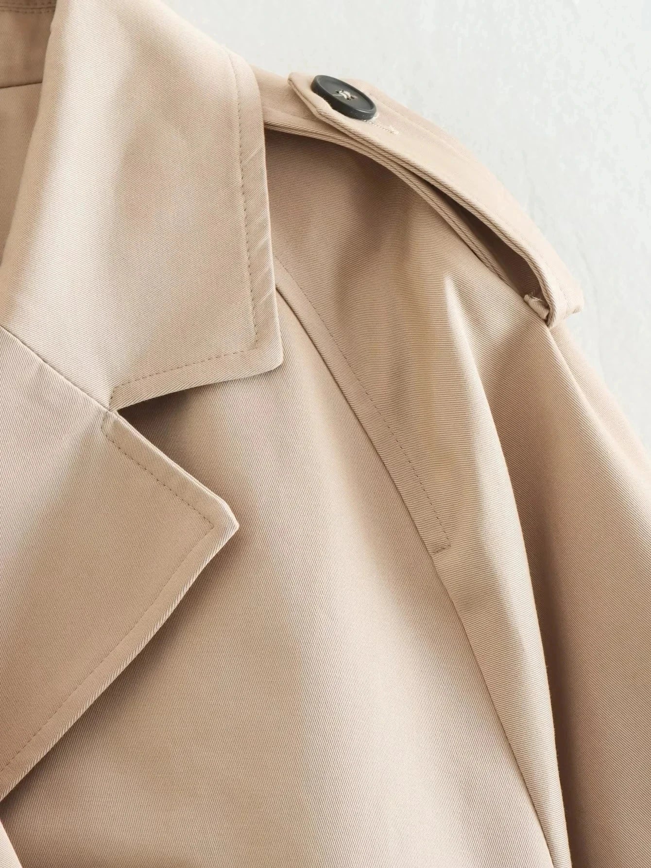 Cropped Trench Jacket