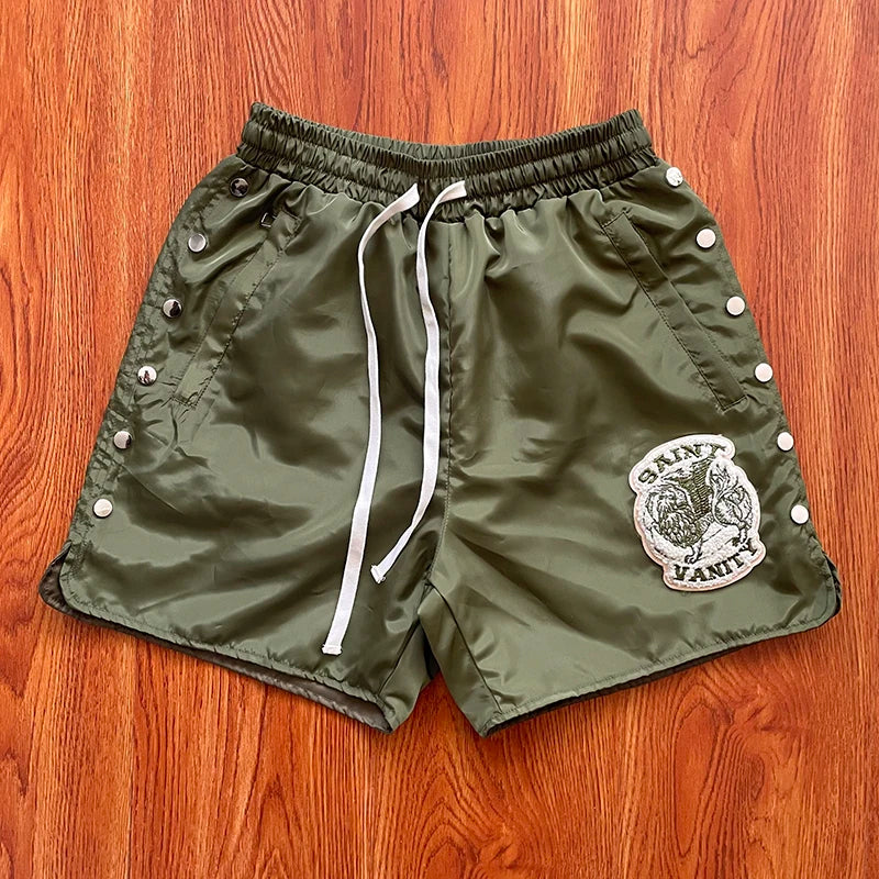 Unisex Embroidered Sports Shorts