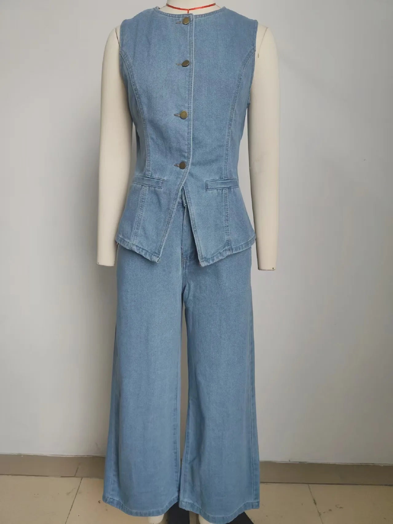 Two-Piece Vest Set