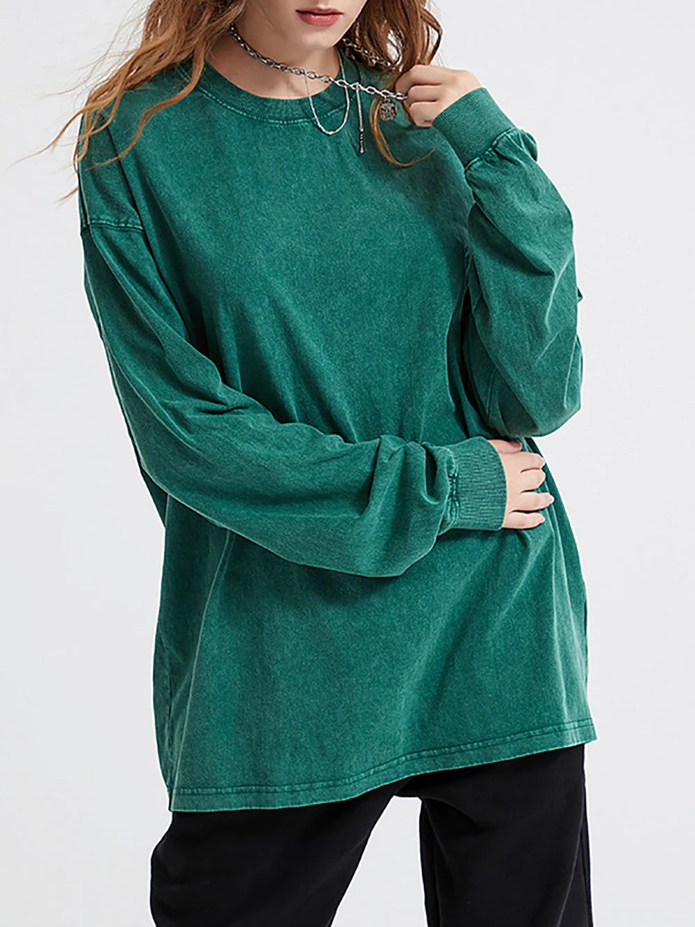 Vintage O-Neck Sweatshirt