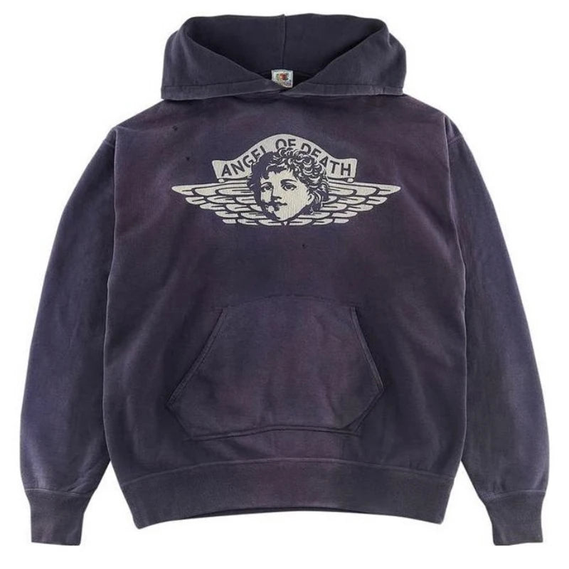 Angel Of Death Washed Hoodie