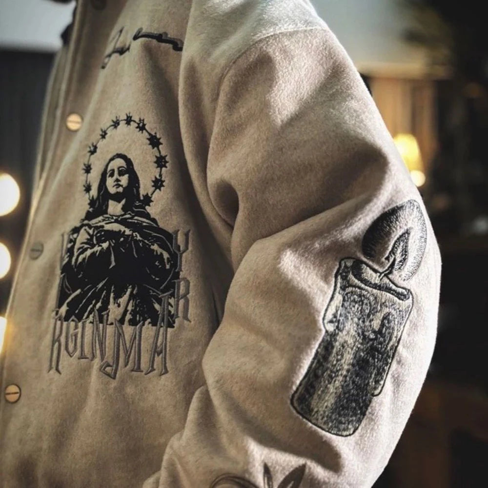 Embroidered Baseball Jacket