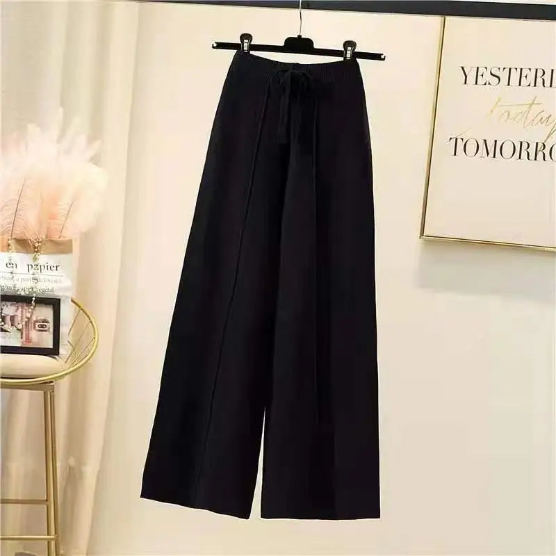 Straight Wide Leg Pants