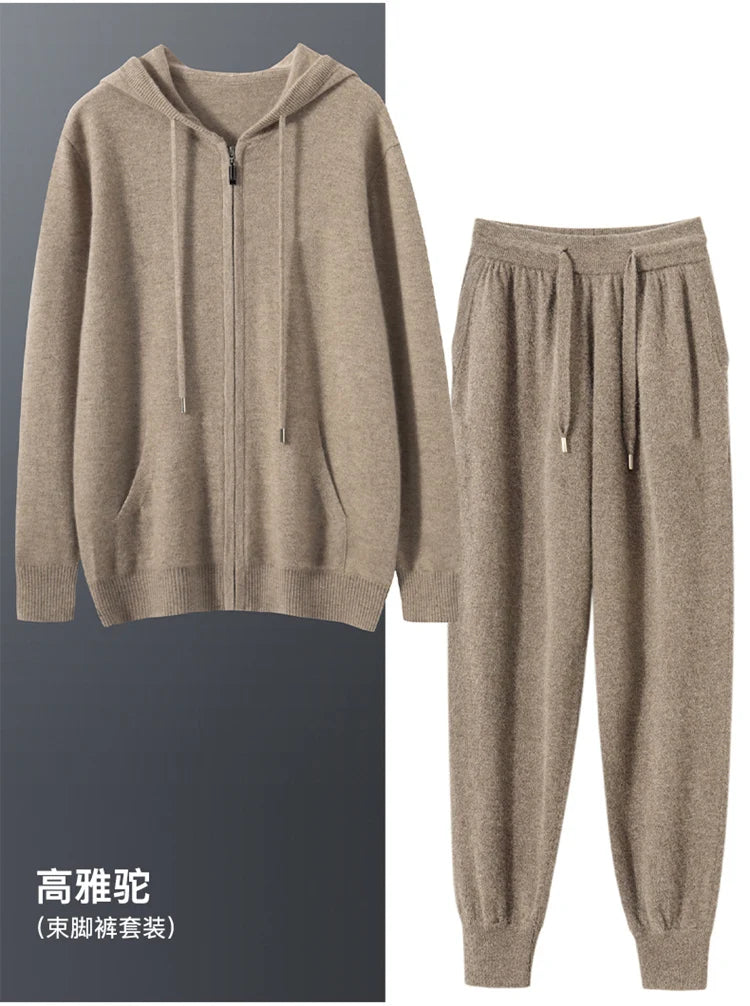 Cashmere Hoodie Set
