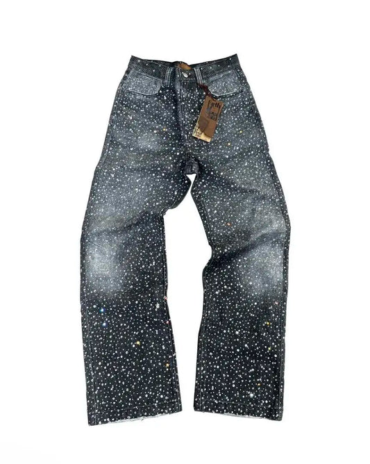 Sequin Rhinestone Jeans