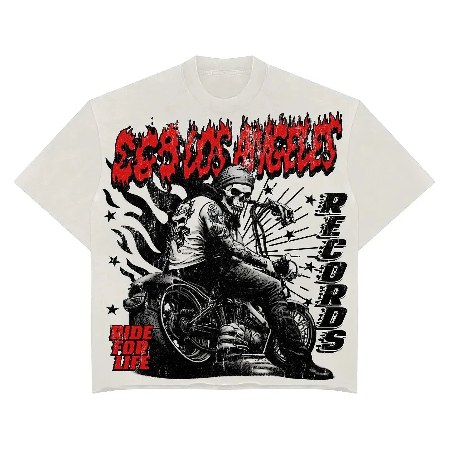 Rock Graphic Print Oversized TShirt
