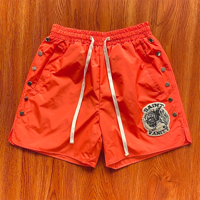 Unisex Embroidered Sports Shorts
