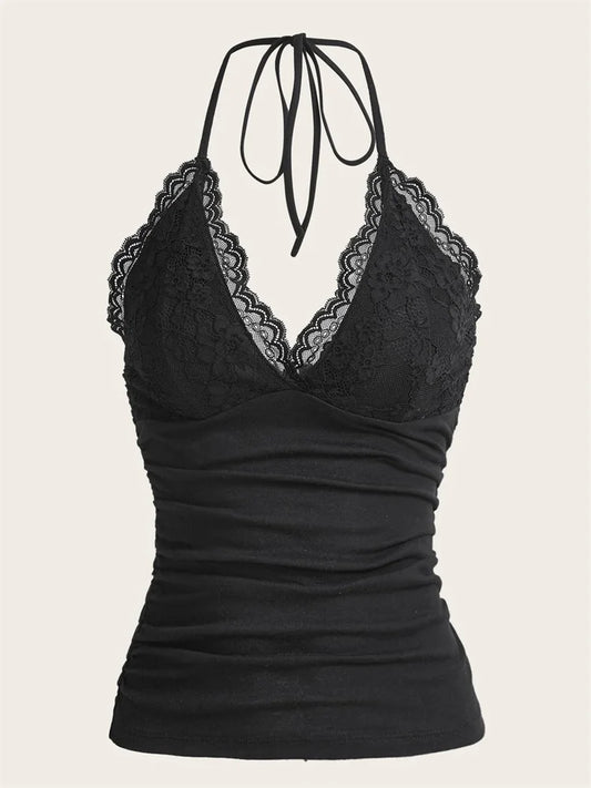 Y2K Lace Tank Top