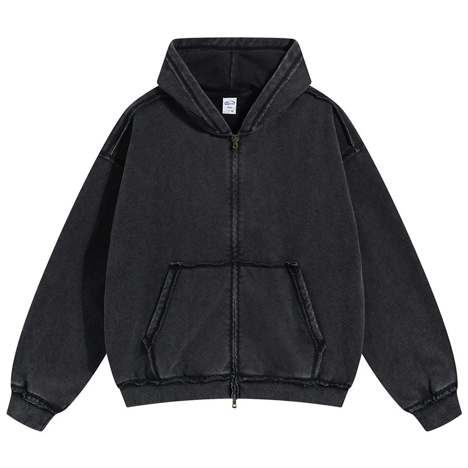 Vintage Zipper Hoodie