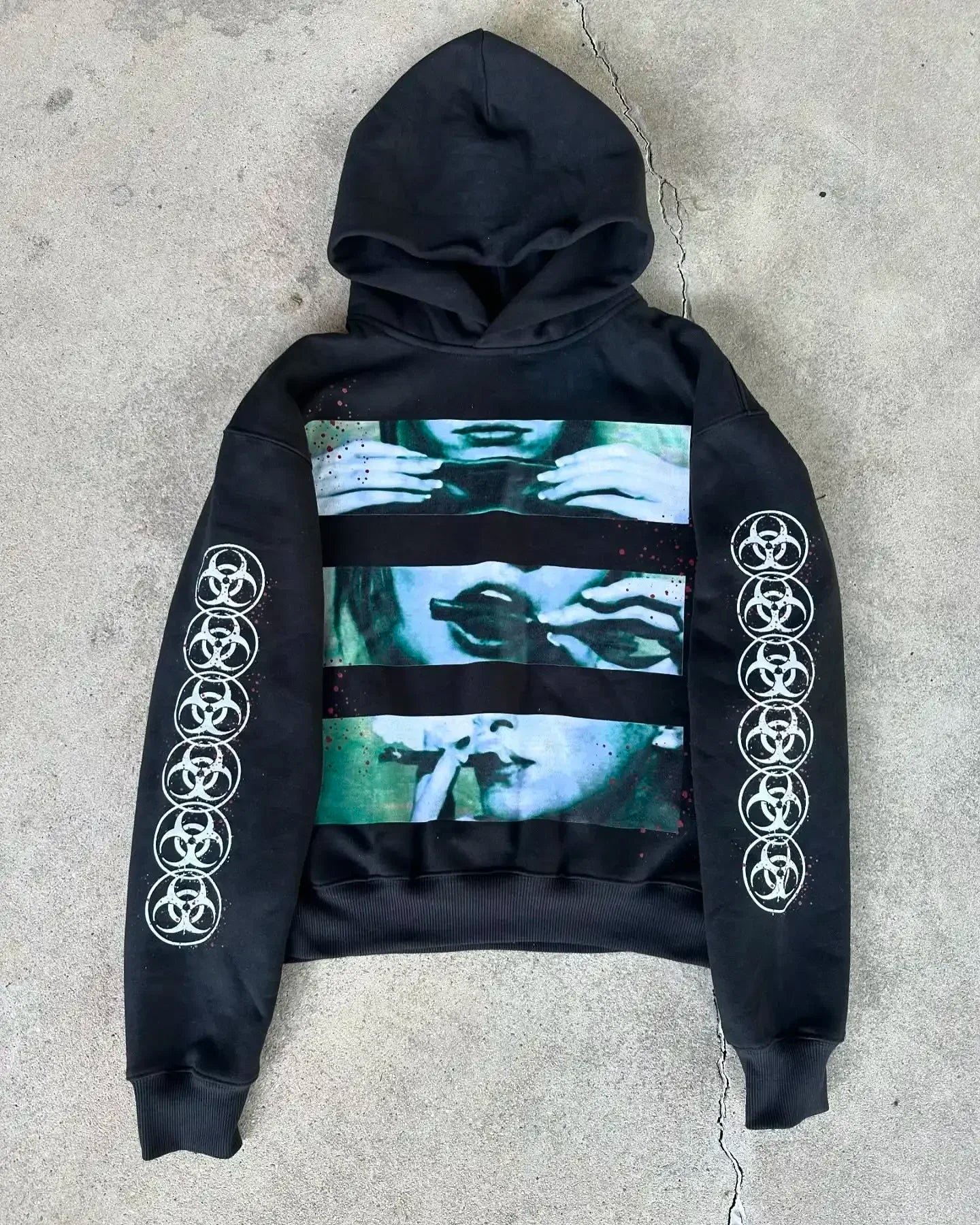 Casual Streetwear Punk Hoodie