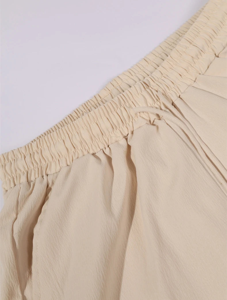 Men’s Beach Vacation Solid Color Shorts