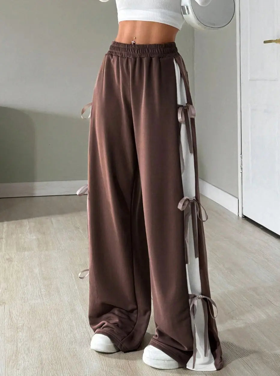 Lace-Up Casual Trousers