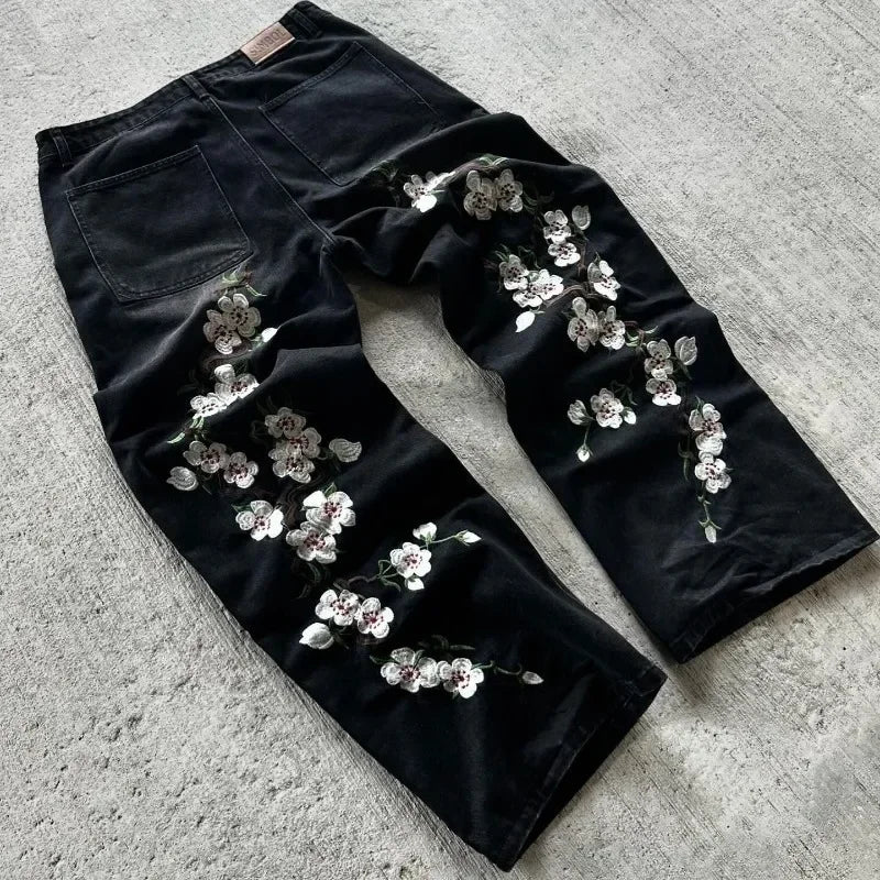 Y2K Cherry Blossom Pants