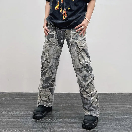 Y2K Flare Cargo Pants
