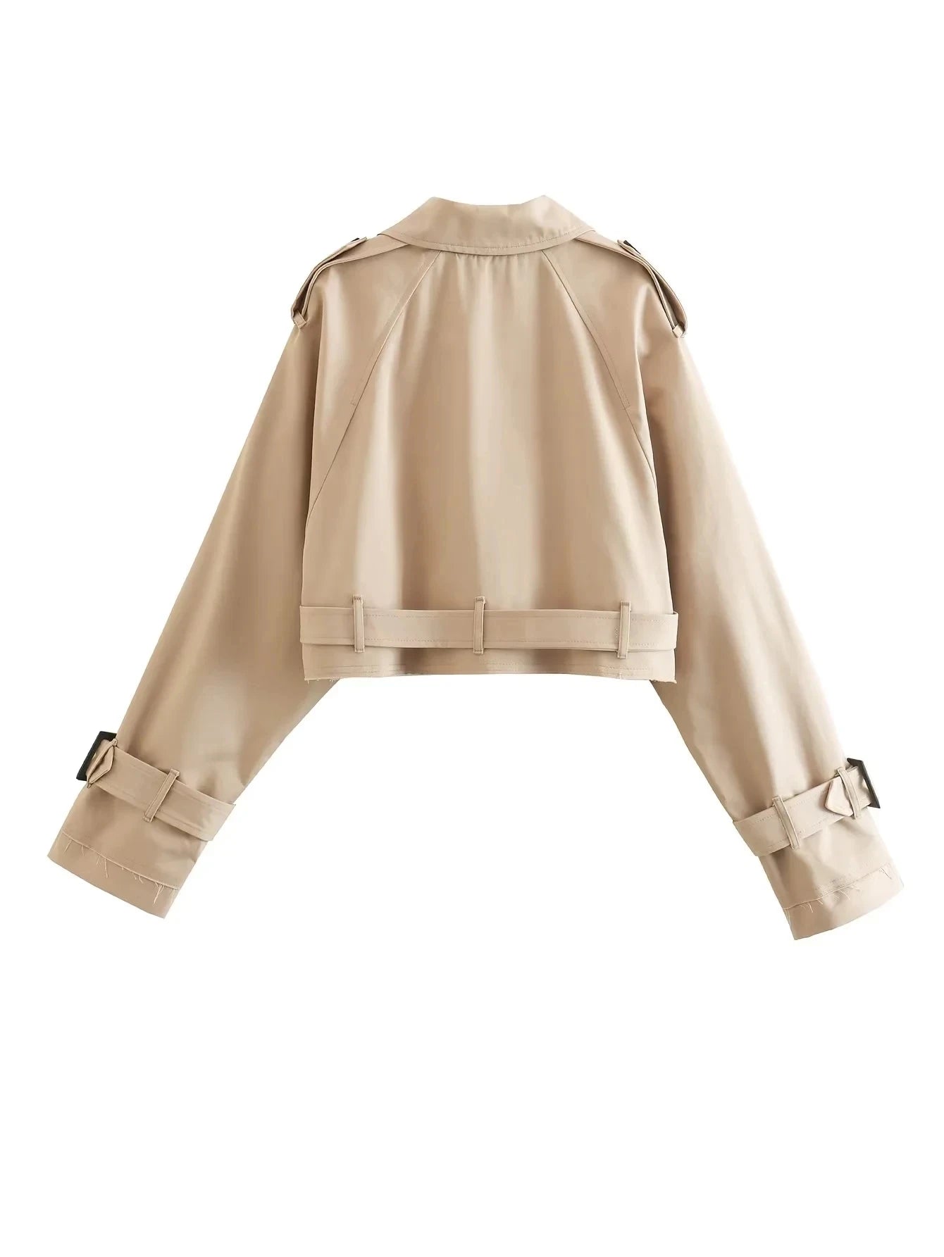 Cropped Trench Jacket