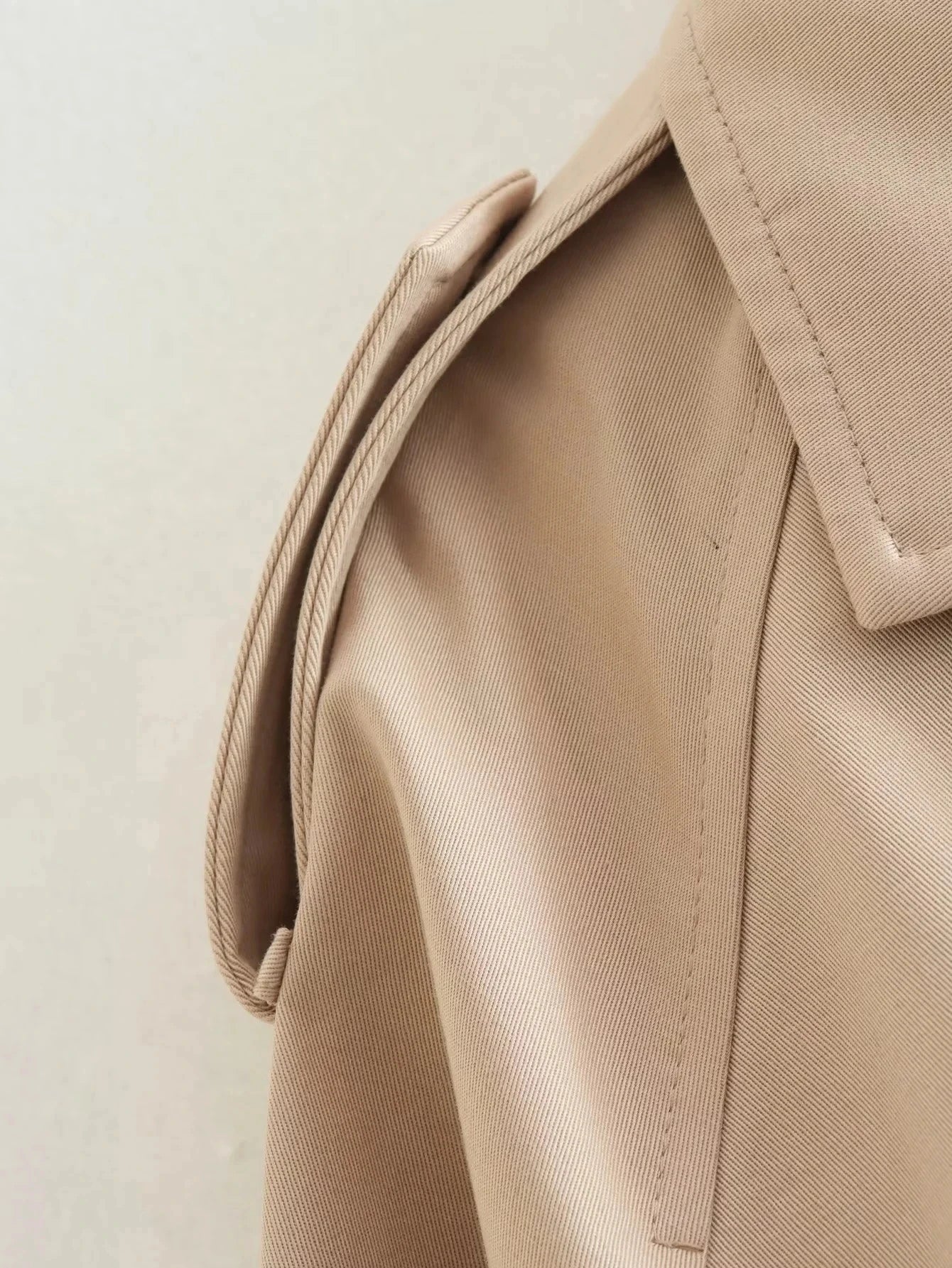 Cropped Trench Jacket