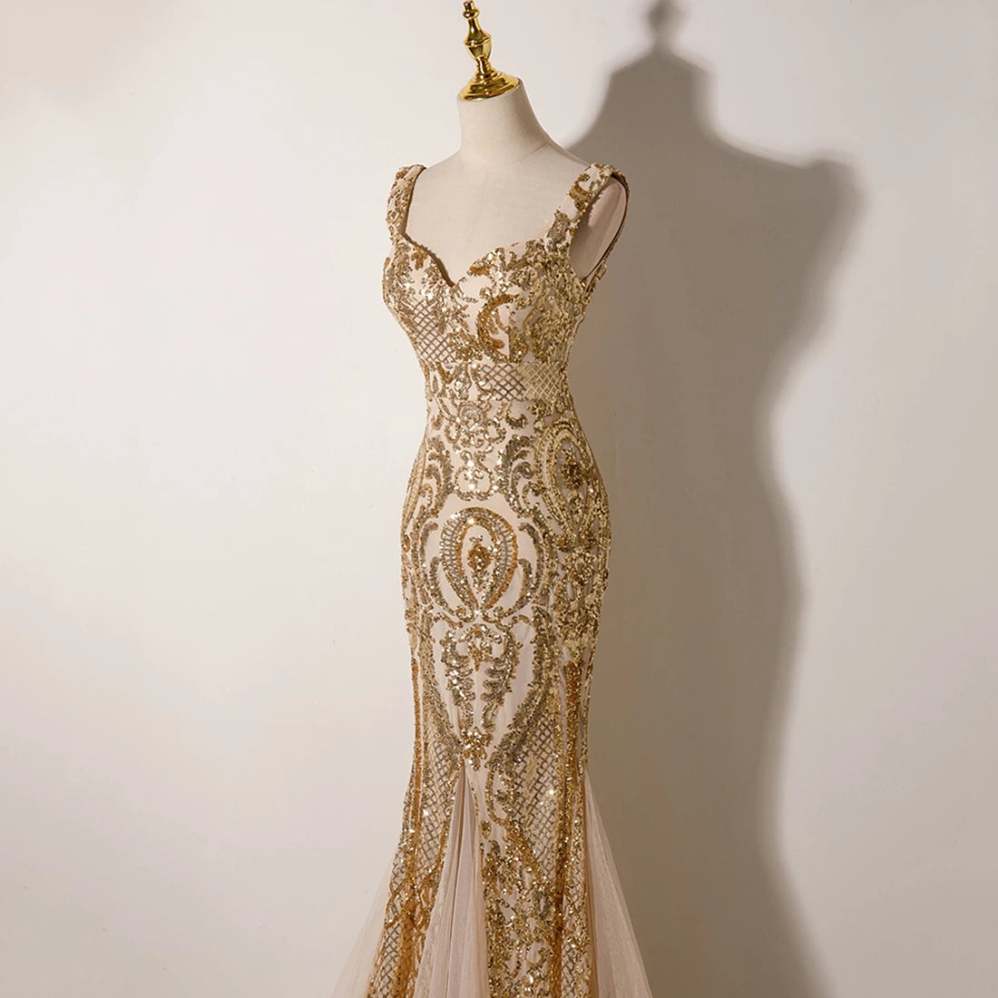 Mermaid Floor Length Dress