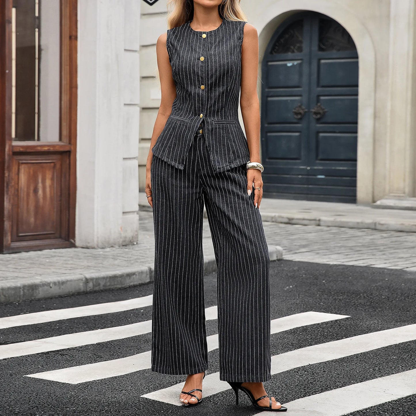 Two-Piece Vest Set