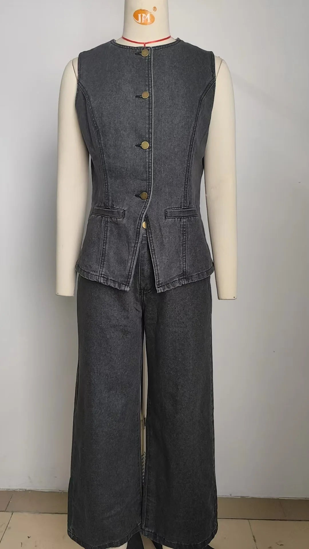 Two-Piece Vest Set