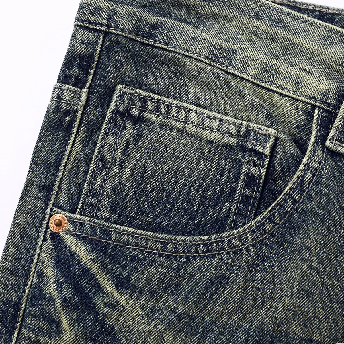 Men’s Y2K Ripped Distressed Jeans