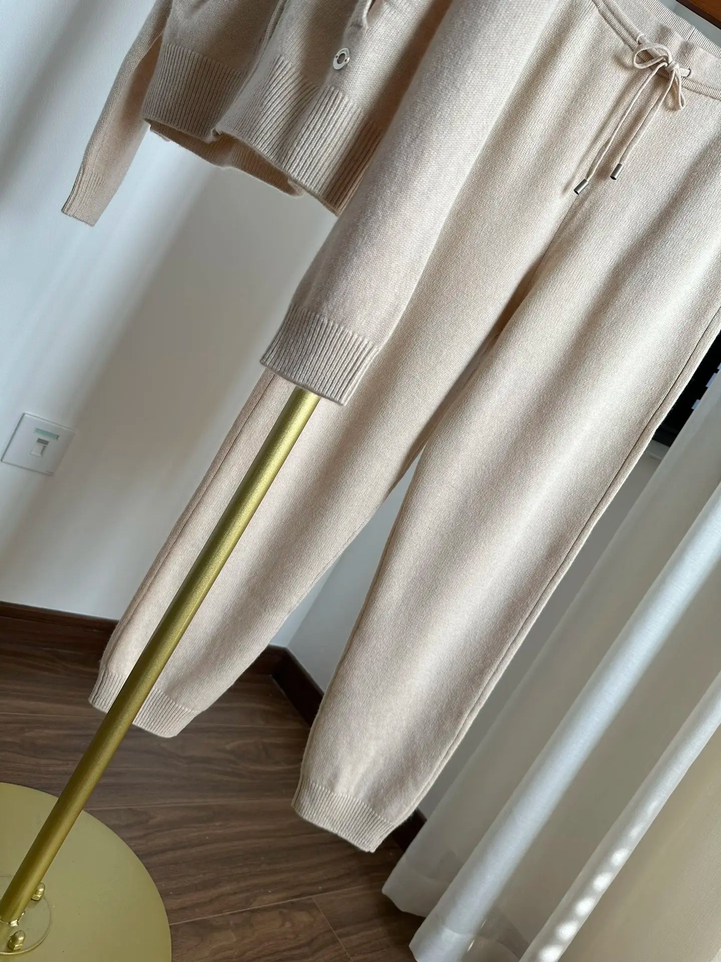 Hooded Cardigan Set