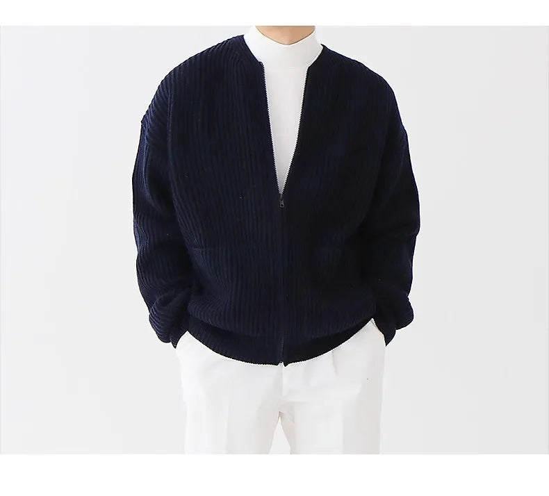 Men Zipper Sweater