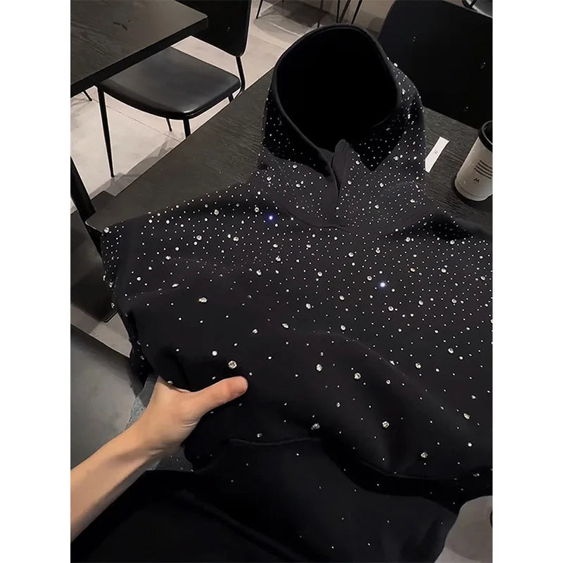 Unisex Rhinestone Hoodie