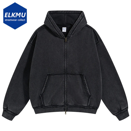 Vintage Zipper Hoodie