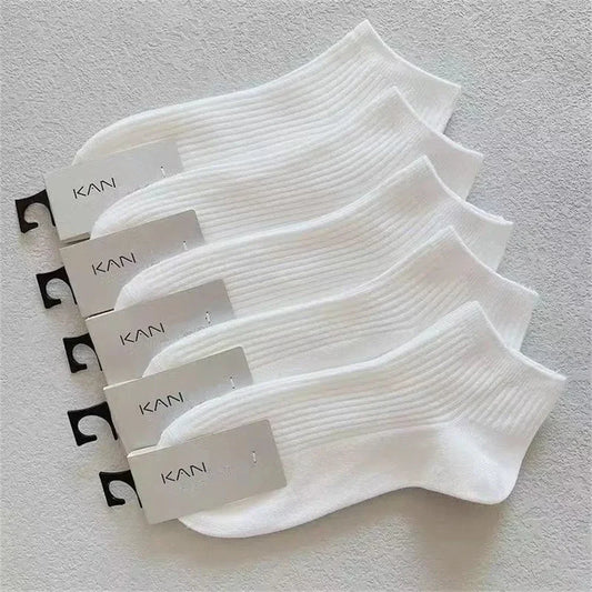 5 Pairs Boat Socks