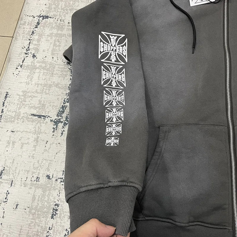Vintage Washed West Coast Hoodie