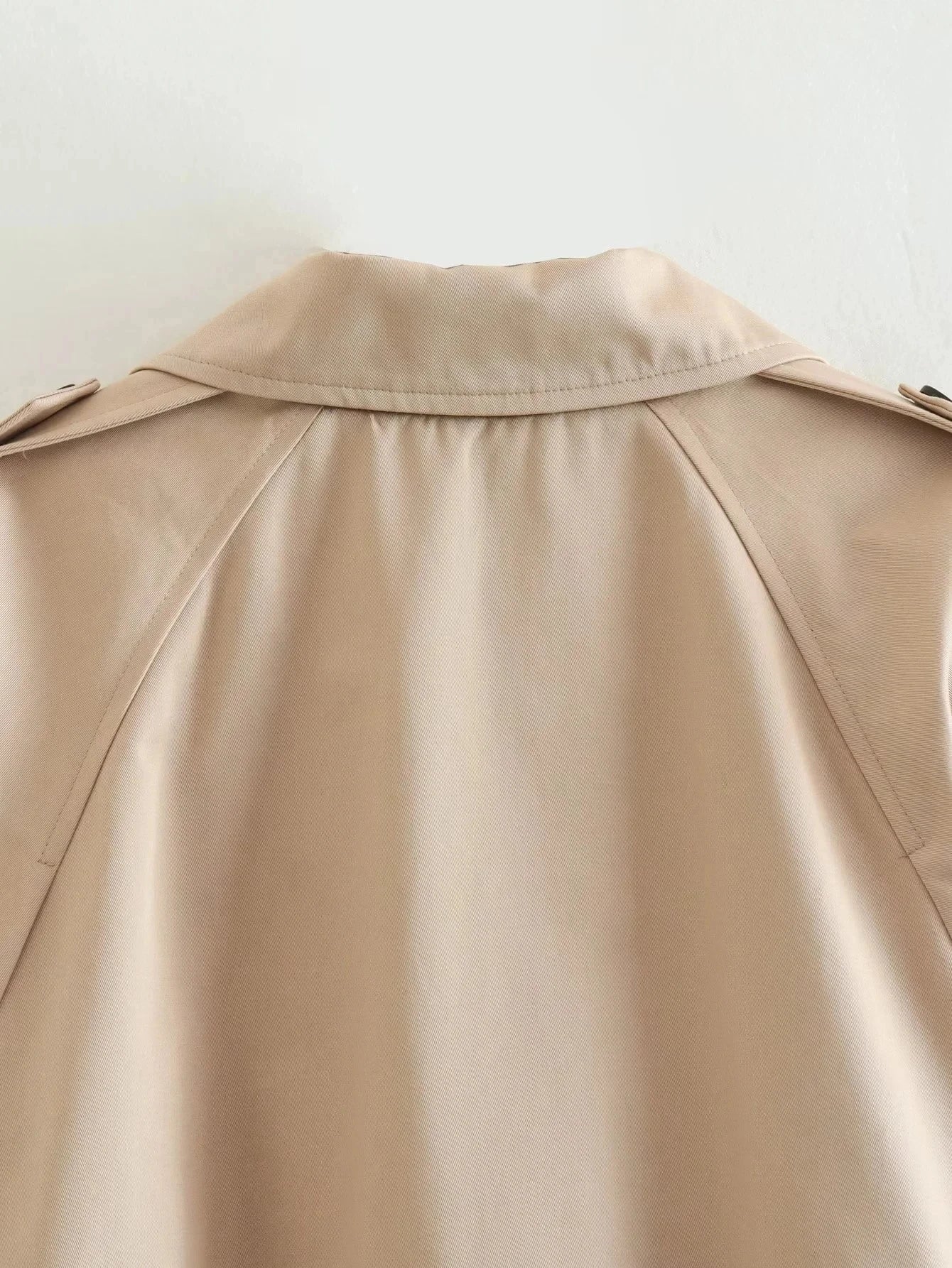 Cropped Trench Jacket