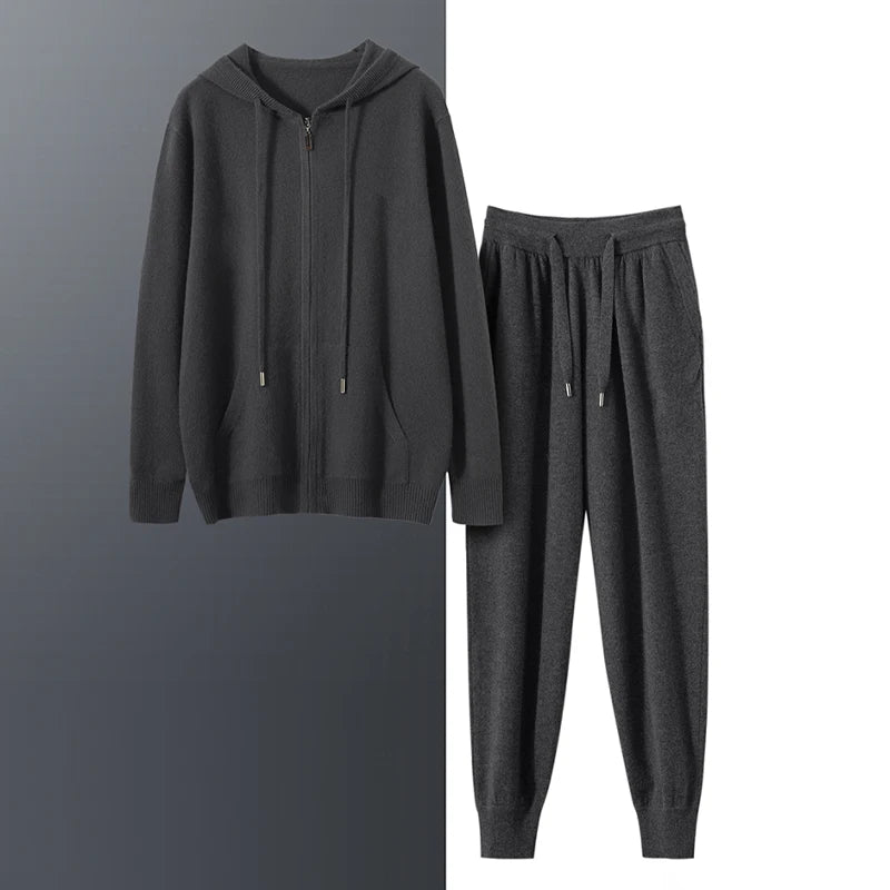 Cashmere Hoodie Set
