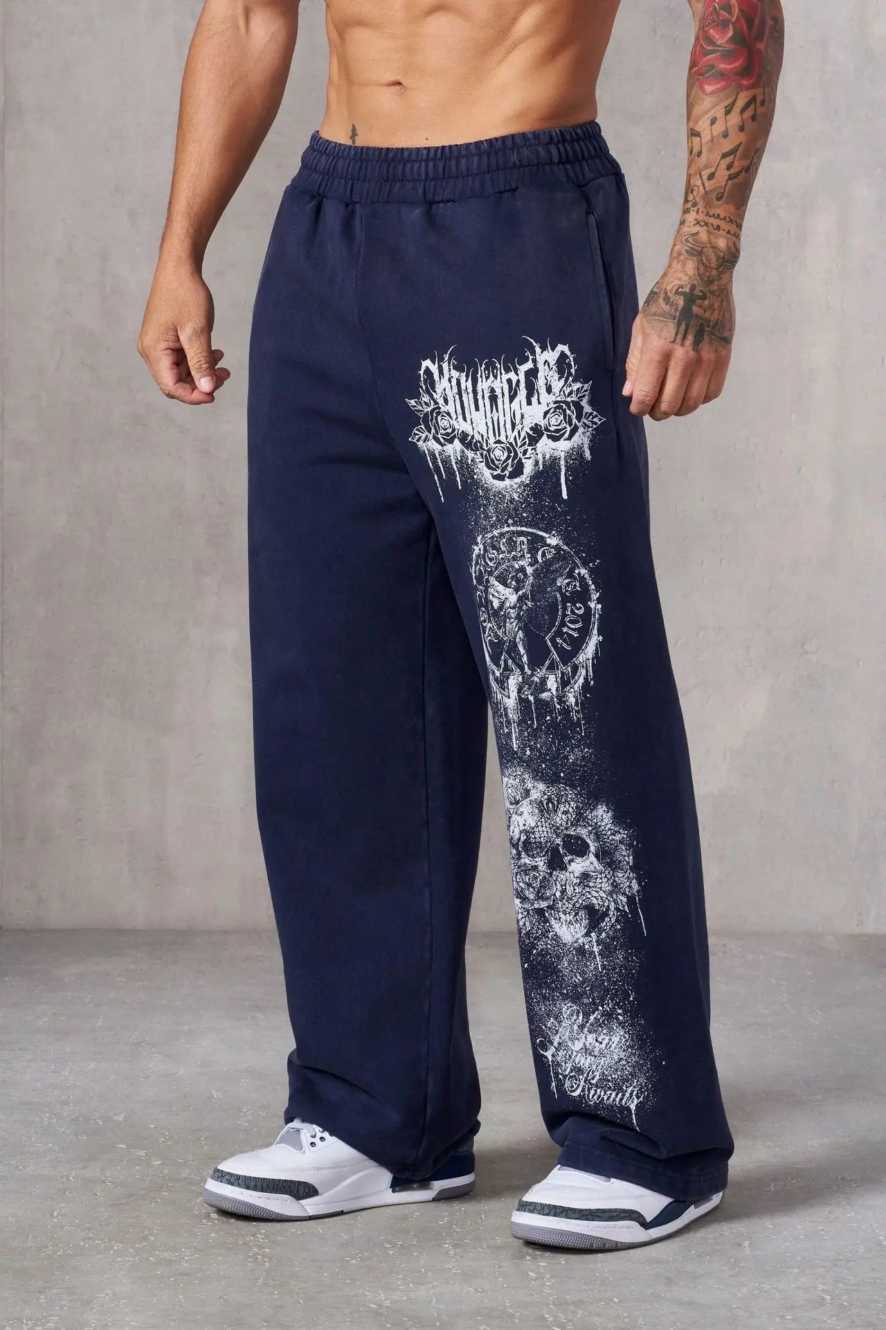 Men’s Cycling Printed Pants