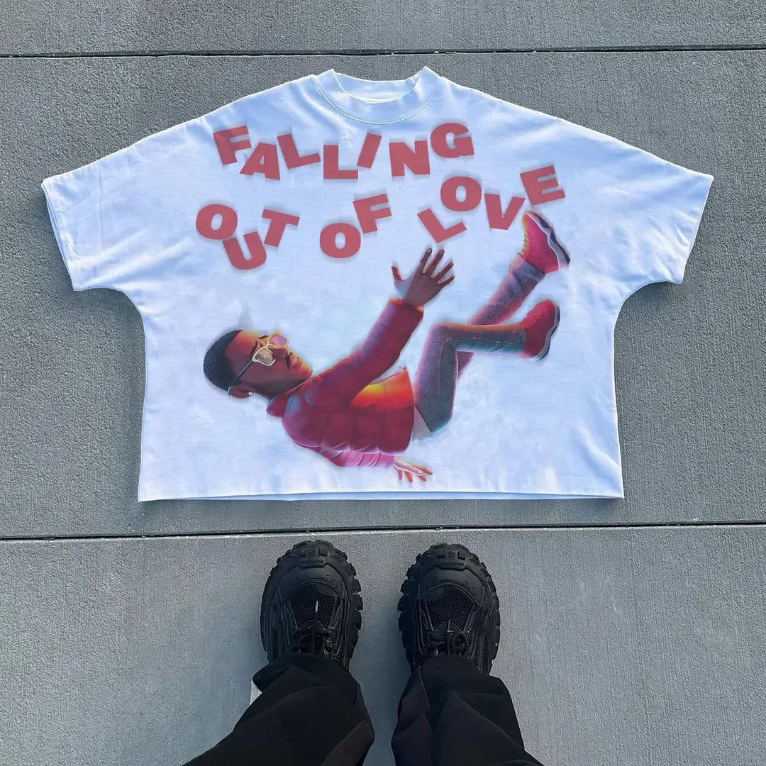 Y2K Retro Graphic Oversized Tee