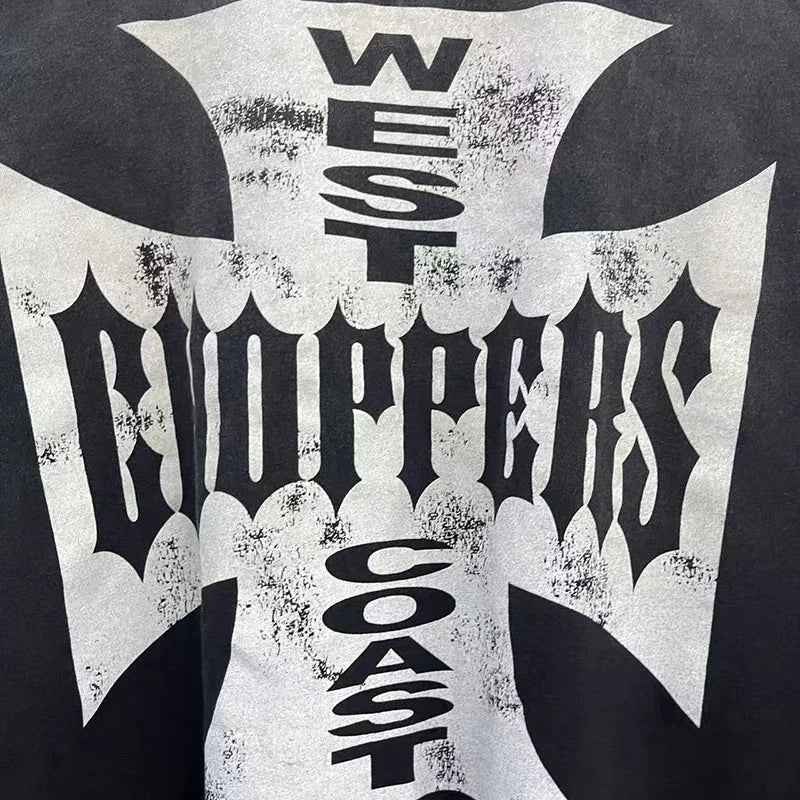 Cross Logo Choppers Long Sleeve T-Shirt