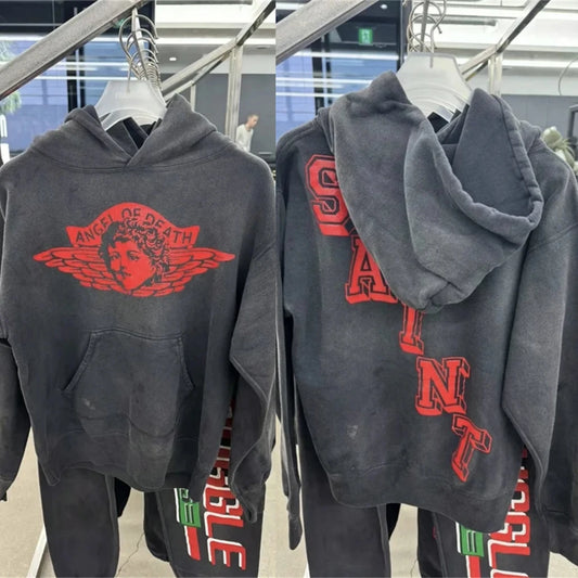 Angel Of Death Washed Hoodie