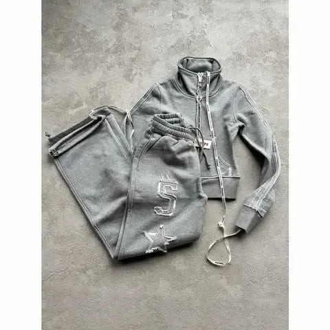 Y2K Embroidery Sports Set