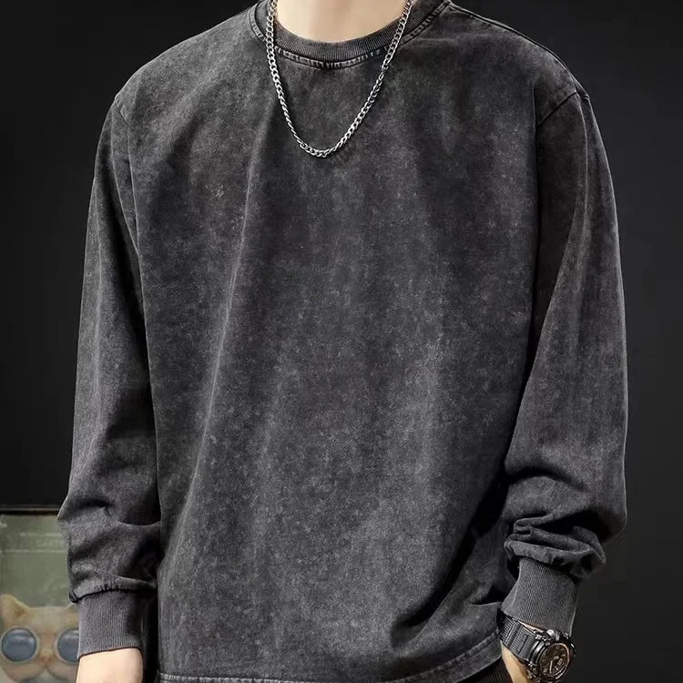 Vintage Washed Cotton Sweatshirt