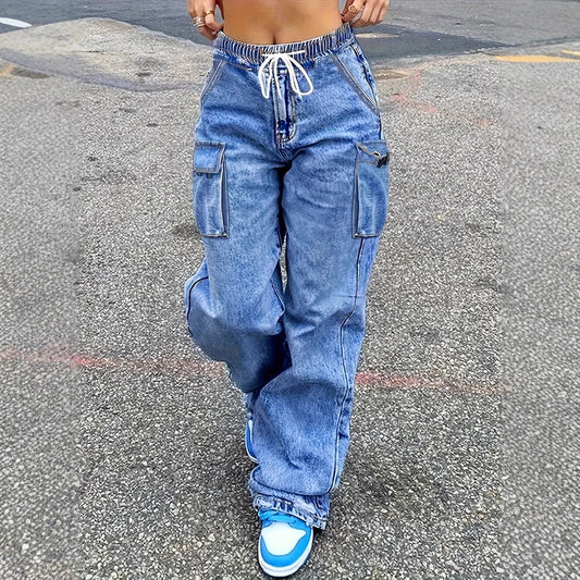 Women’s Cargo Denim Jeans