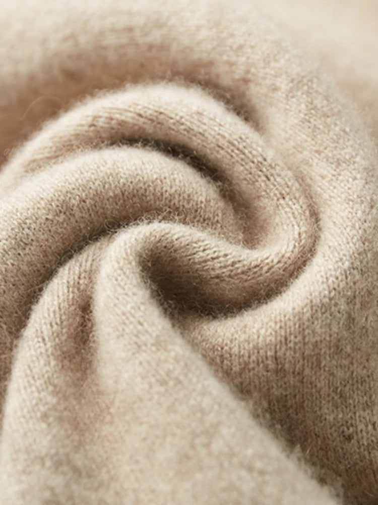 Cashmere Men Hooded Cardigan Set