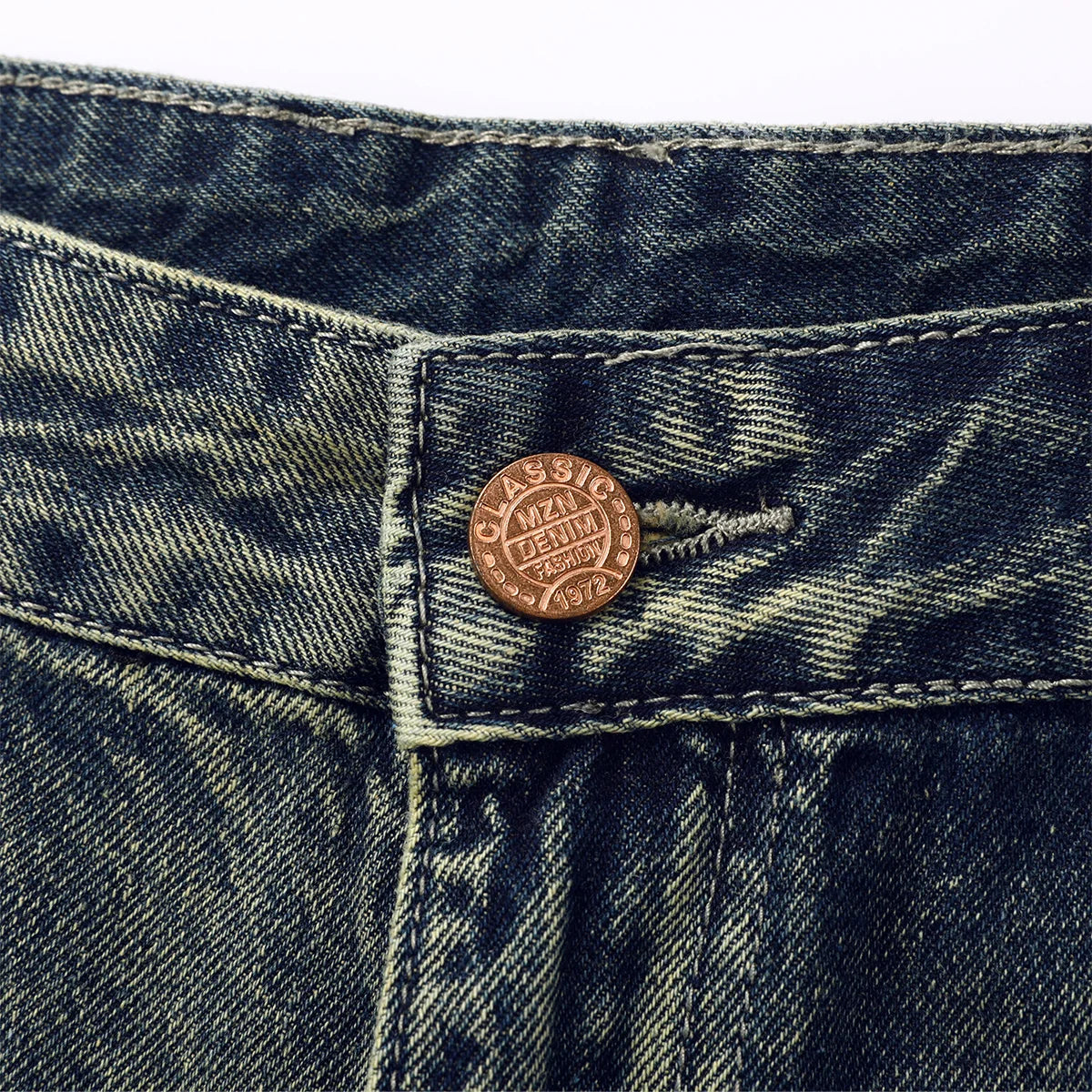Men’s Y2K Ripped Distressed Jeans