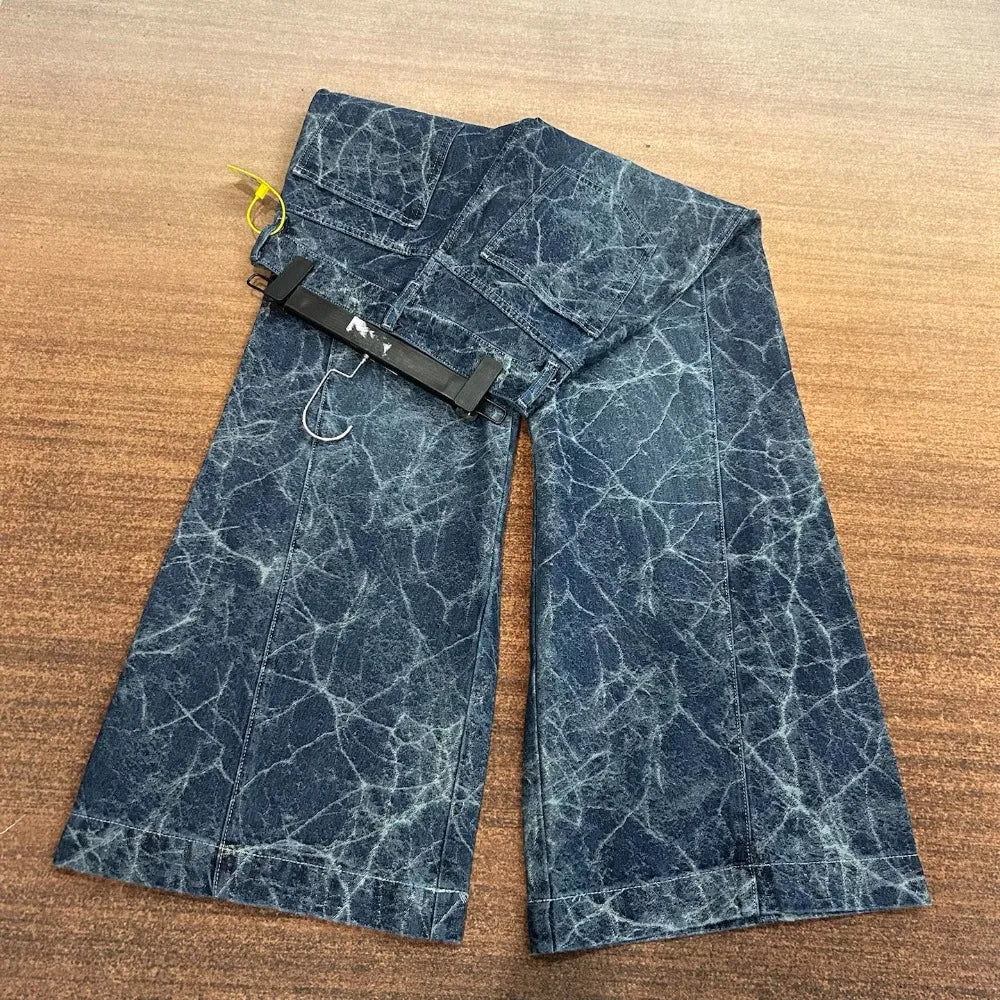 Y2K Graphic Print Jeans