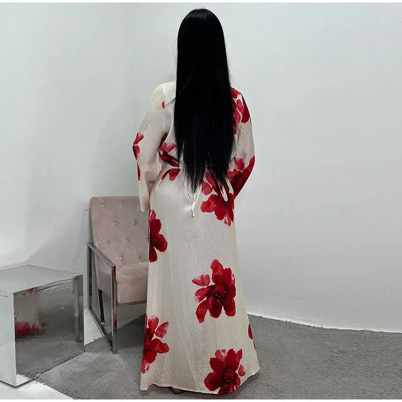 Printed Flare Maxi Dress