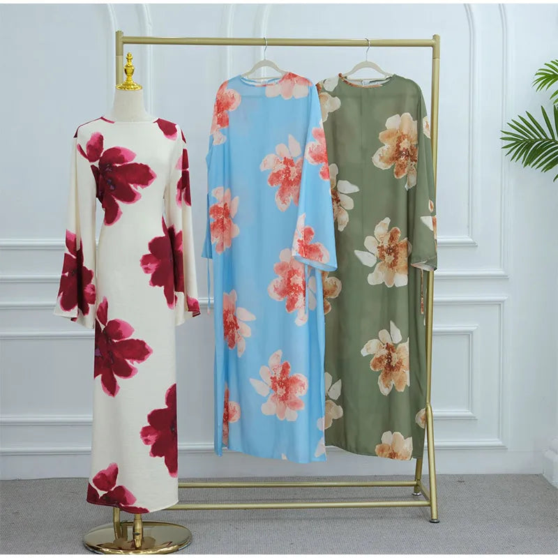 Printed Flare Maxi Dress