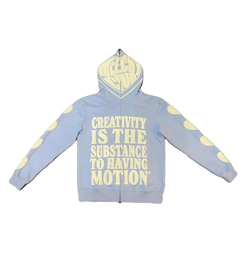 Y2K High Street Zipper Hoodie