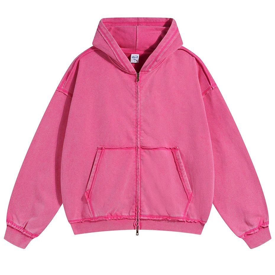 Vintage Zipper Hoodie