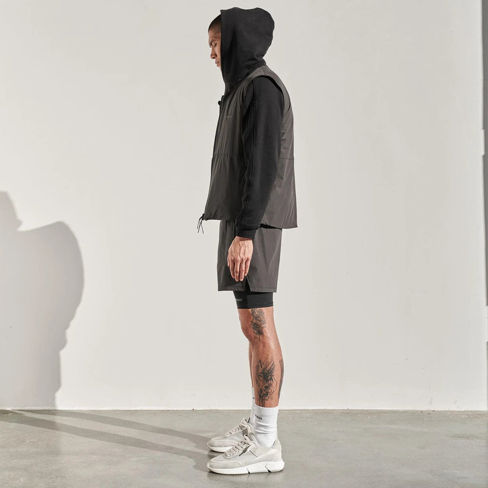 Men’s Zipper Pocket Fitness Shorts