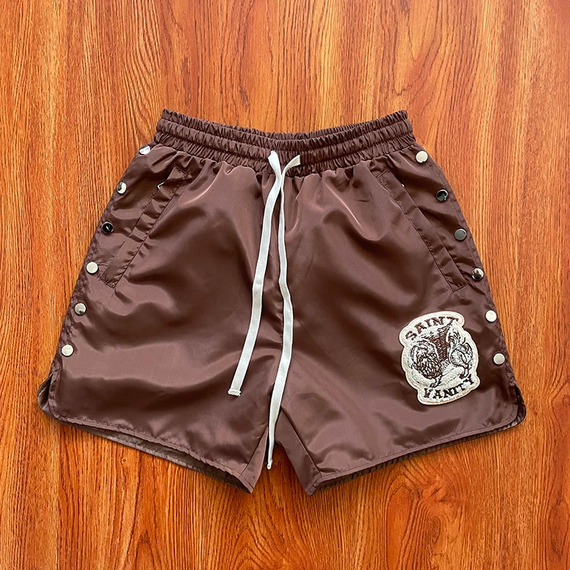 Unisex Embroidered Sports Shorts