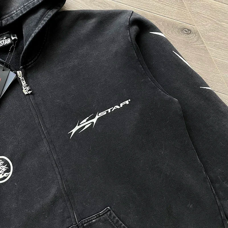 HS Casual Zipper Hoodie