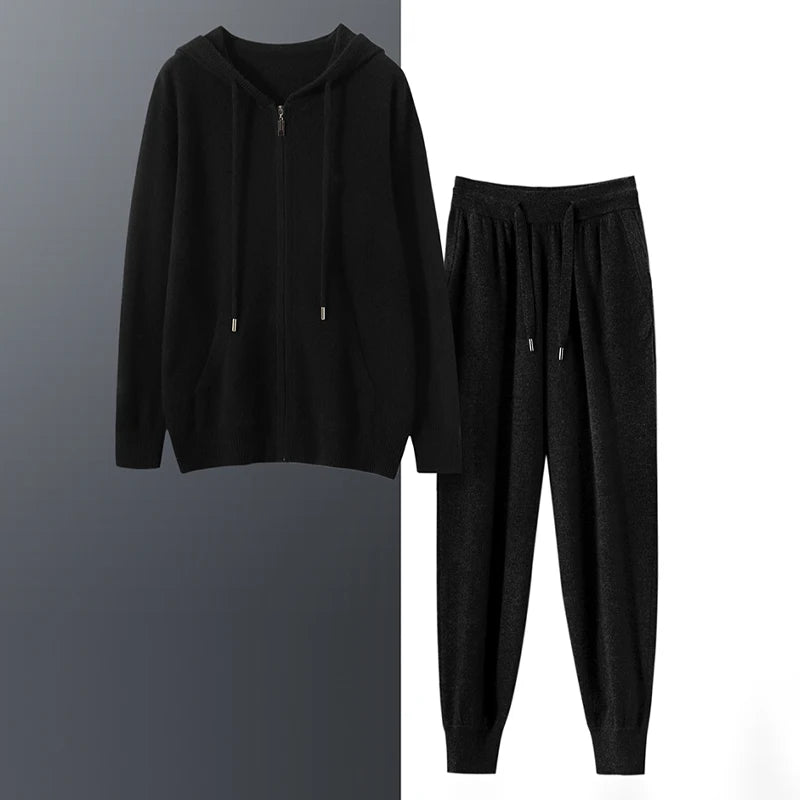 Cashmere Hoodie Set